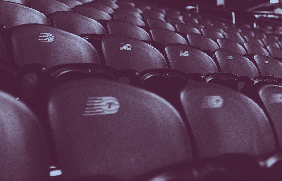 Arena seats with Tempo logo